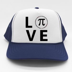 Love Pi Day 3.14 March 14th Math Geek Trucker Hat