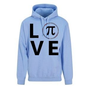 Love Pi Day 3.14 March 14th Math Geek Unisex Surf Hoodie