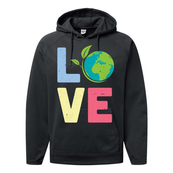 Love Planet Earth Day Performance Fleece Hoodie