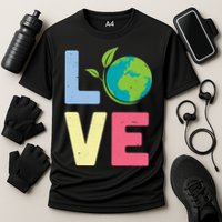 Love Planet Earth Day Cooling Performance Crew T-Shirt