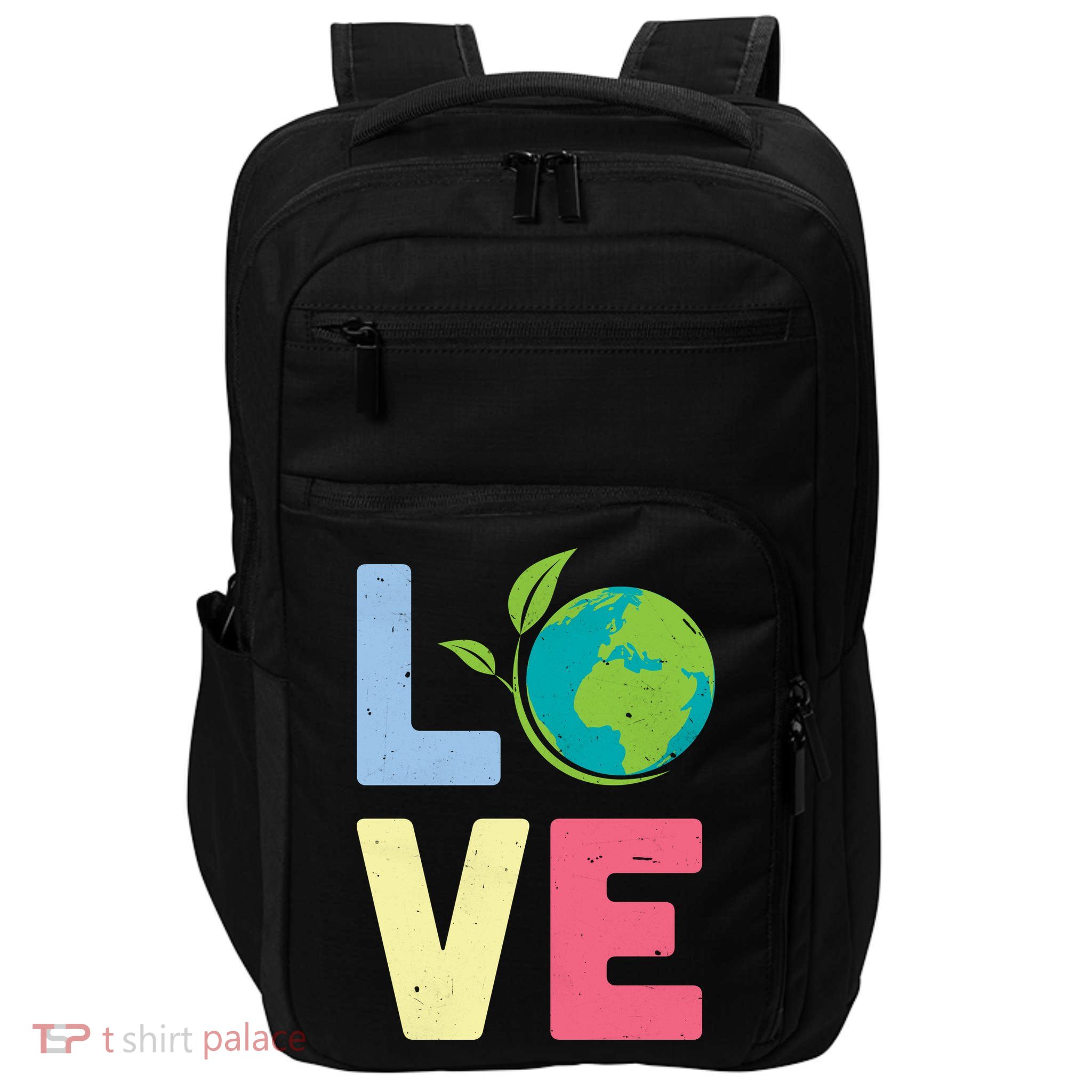 Love Planet Earth Day Impact Tech Backpack