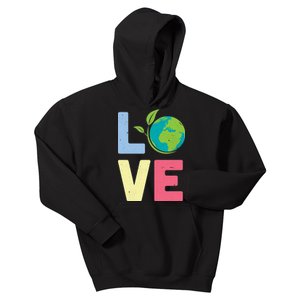 Love Planet Earth Day Kids Hoodie