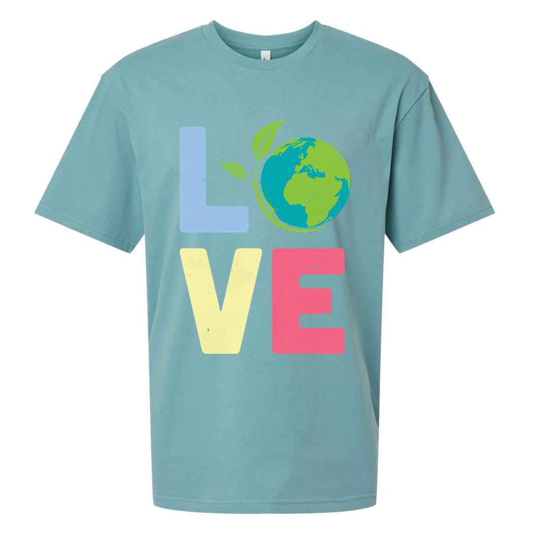 Love Planet Earth Day Sueded Cloud Jersey T-Shirt