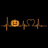 Love Pumpkins Halloween Heartbeat Apron