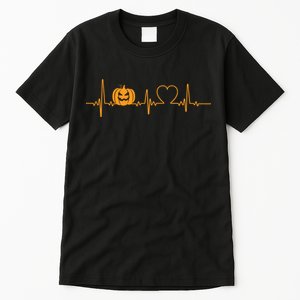 Love Pumpkins Halloween Heartbeat Tall T-Shirt