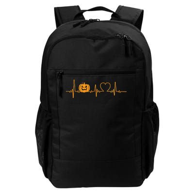 Love Pumpkins Halloween Heartbeat Daily Commute Backpack