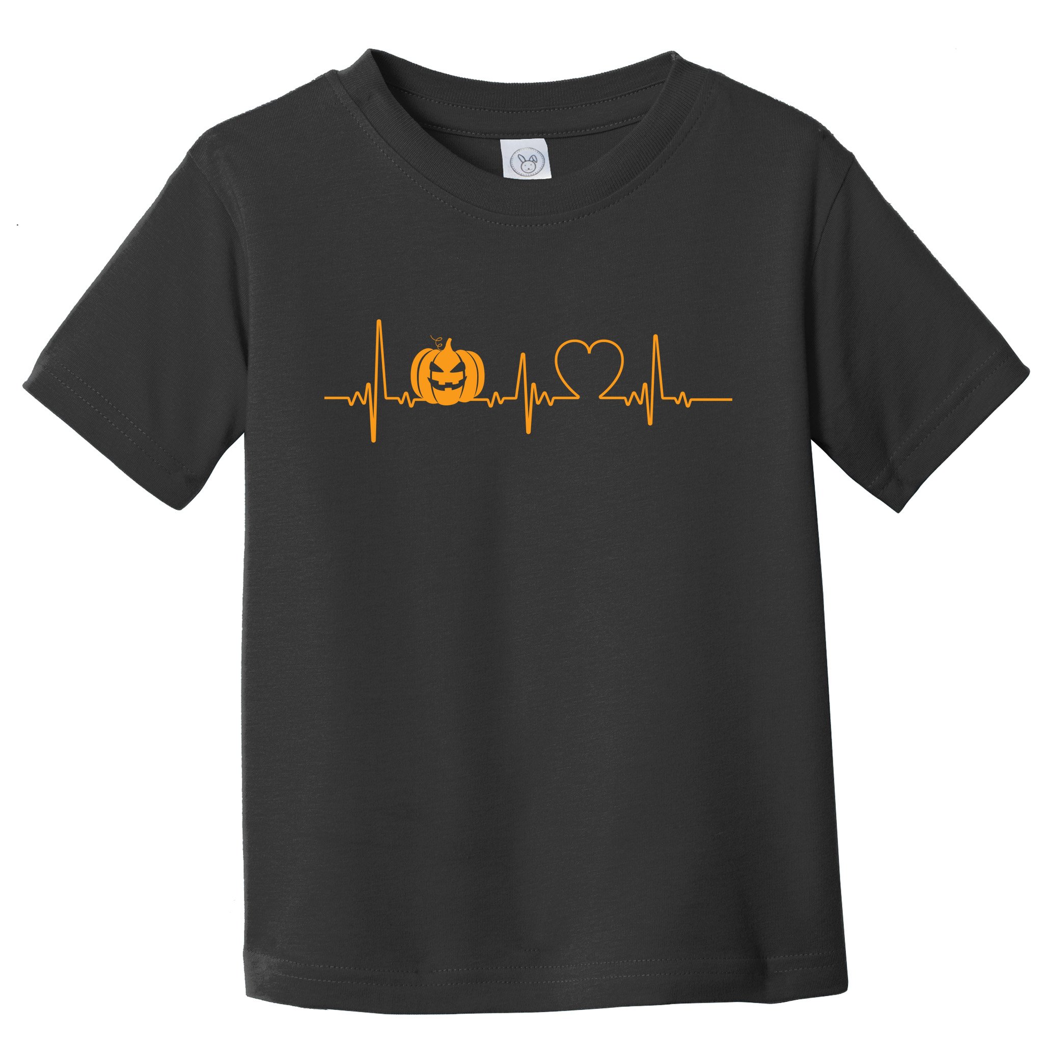 Love Pumpkins Halloween Heartbeat Toddler T-Shirt