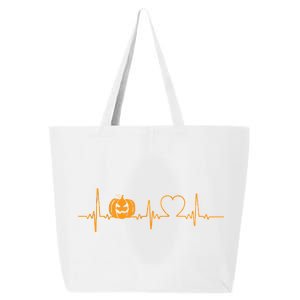 Love Pumpkins Halloween Heartbeat 25L Jumbo Tote