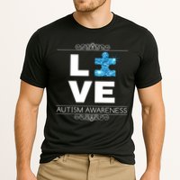 Love Puzzle Piece Autism Awareness Design Cooling Performance Crew T-Shirt