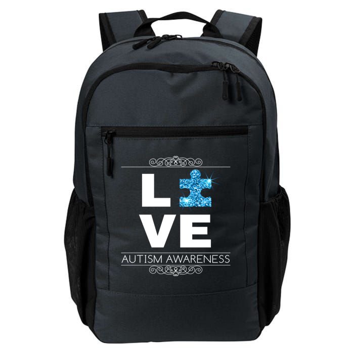 Love Puzzle Piece Autism Awareness Design Backpack