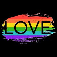 Love Rainbow Paint Gay Pride Impact Tech Backpack