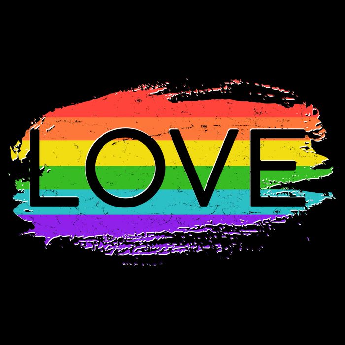 Love Rainbow Paint Gay Pride Impact Tech Backpack
