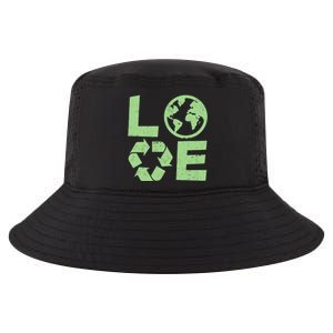 LOVE Recycle Earth Day Cool Comfort Performance Bucket Hat