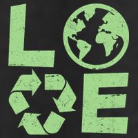 LOVE Recycle Earth Day Cool Comfort Performance Bucket Hat