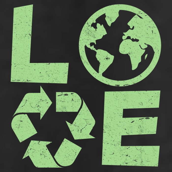 LOVE Recycle Earth Day Cool Comfort Performance Bucket Hat