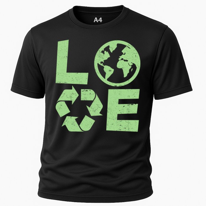 LOVE Recycle Earth Day Cooling Performance Crew T-Shirt