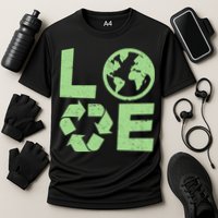 LOVE Recycle Earth Day Cooling Performance Crew T-Shirt