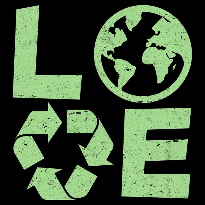 LOVE Recycle Earth Day Cooling Performance Crew T-Shirt