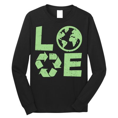 LOVE Recycle Earth Day Long Sleeve Shirt