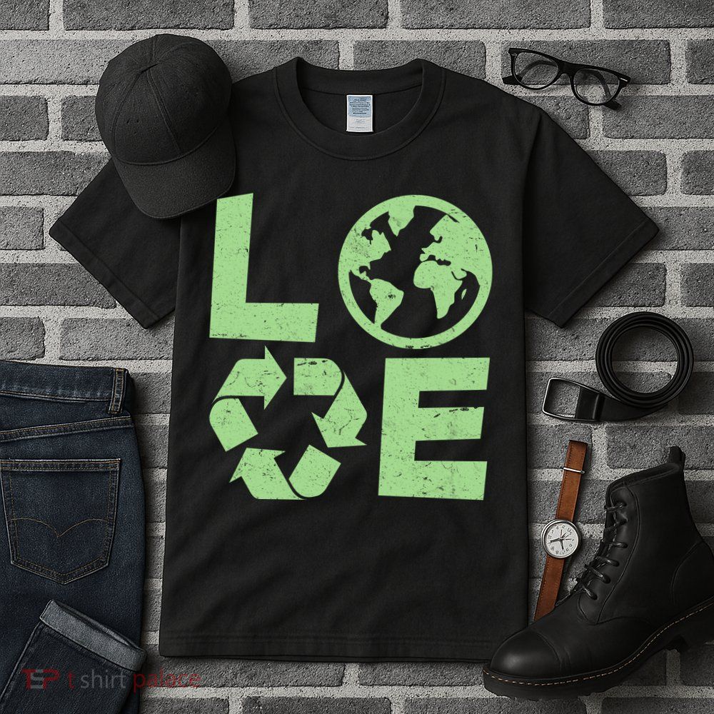 LOVE Recycle Earth Day Tall T-Shirt