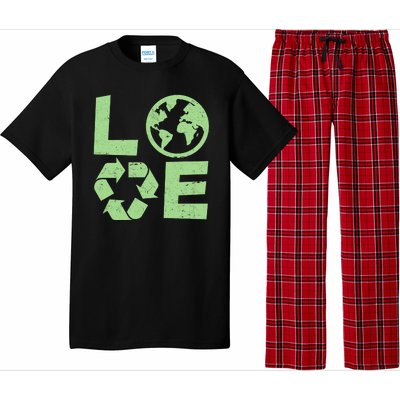 LOVE Recycle Earth Day Pajama Set