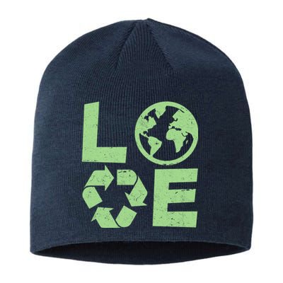 LOVE Recycle Earth Day Sustainable Beanie