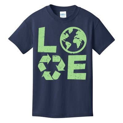 LOVE Recycle Earth Day Kids T-Shirt