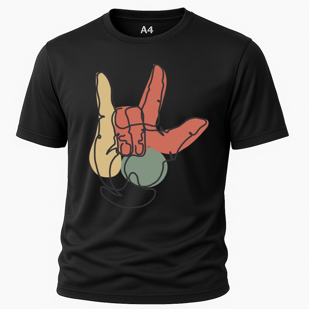 Love Sign Language Cooling Performance Crew T-Shirt