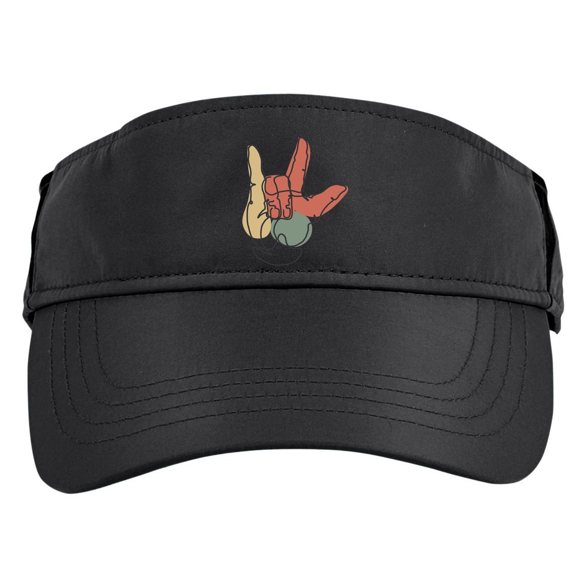 Love Sign Language Adult Drive Performance Visor