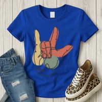 Love Sign Language Womens T-Shirt