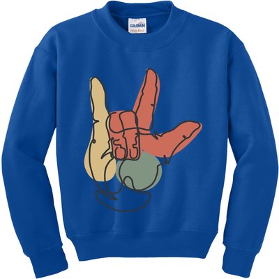Love Sign Language Kids Sweatshirt