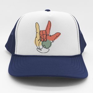 Love Sign Language Trucker Hat