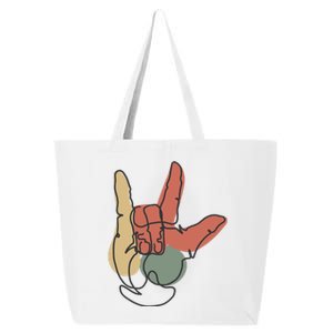 Love Sign Language 25L Jumbo Tote