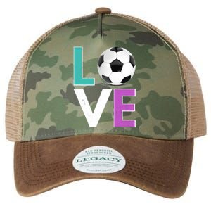 LOVE Soccer Sports Fan Legacy Tie Dye Trucker Hat