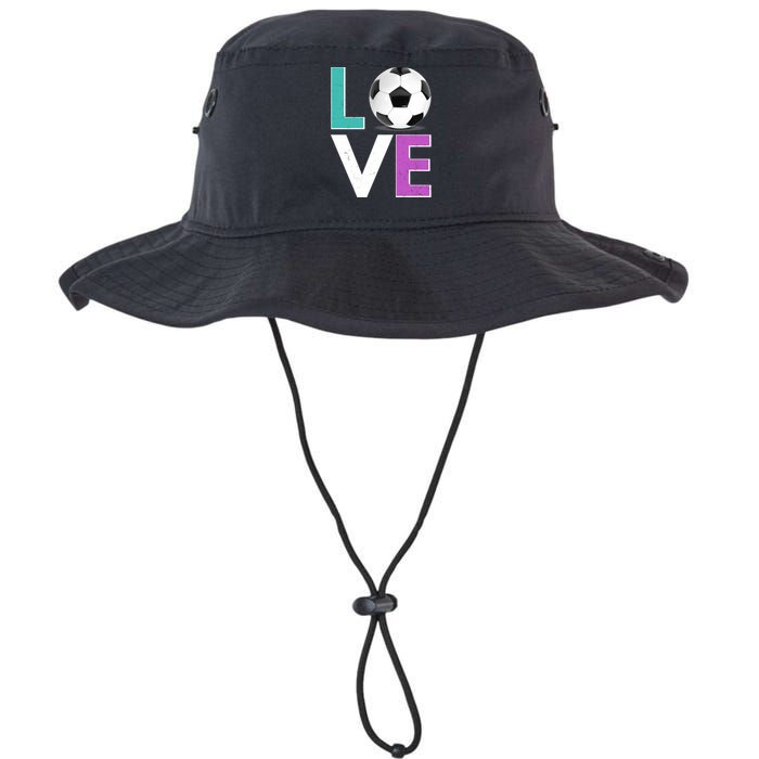 LOVE Soccer Sports Fan Legacy Cool Fit Booney Bucket Hat