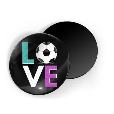 LOVE Soccer Sports Fan Magnet