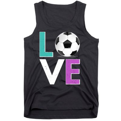 LOVE Soccer Sports Fan Tank Top