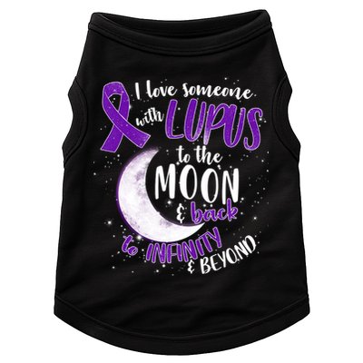 Love Someone With Lupus To The Moon And Back Doggie Tank