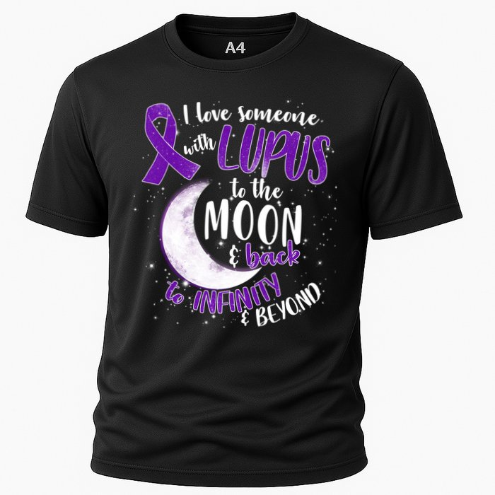 Love Someone With Lupus To The Moon And Back Performance Shirt