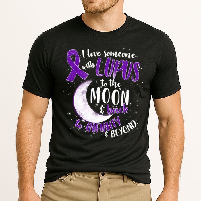 Love Someone With Lupus To The Moon And Back Performance Shirt