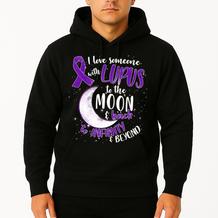 Love Someone With Lupus To The Moon And Back Hoodie