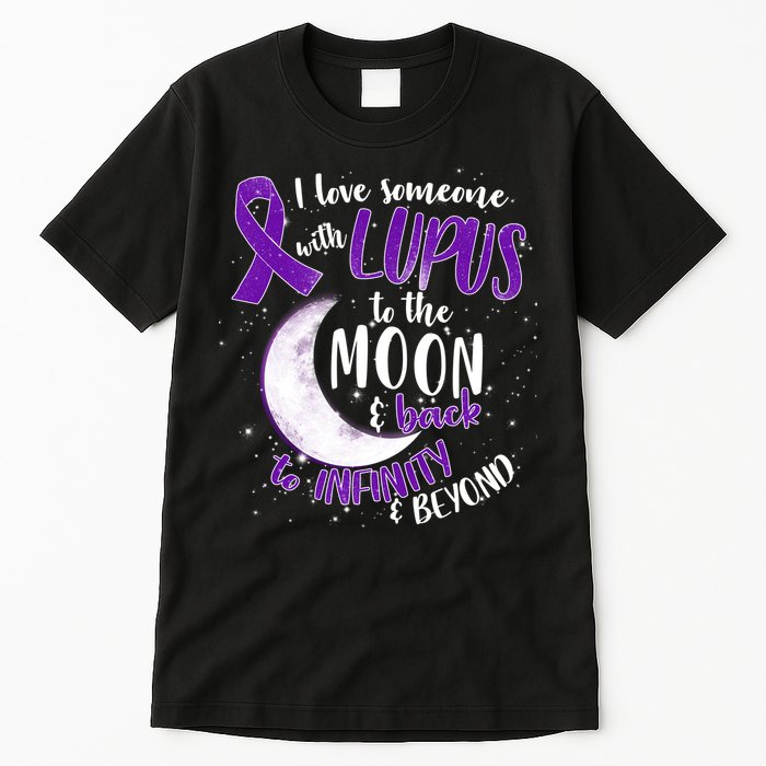 Love Someone With Lupus To The Moon And Back Tall T-Shirt