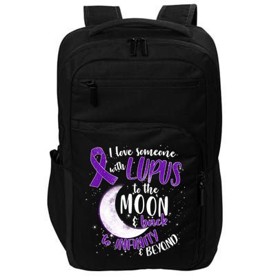 Love Someone With Lupus To The Moon And Back Impact Tech Backpack