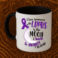 Love Someone With Lupus To The Moon And Back Mug