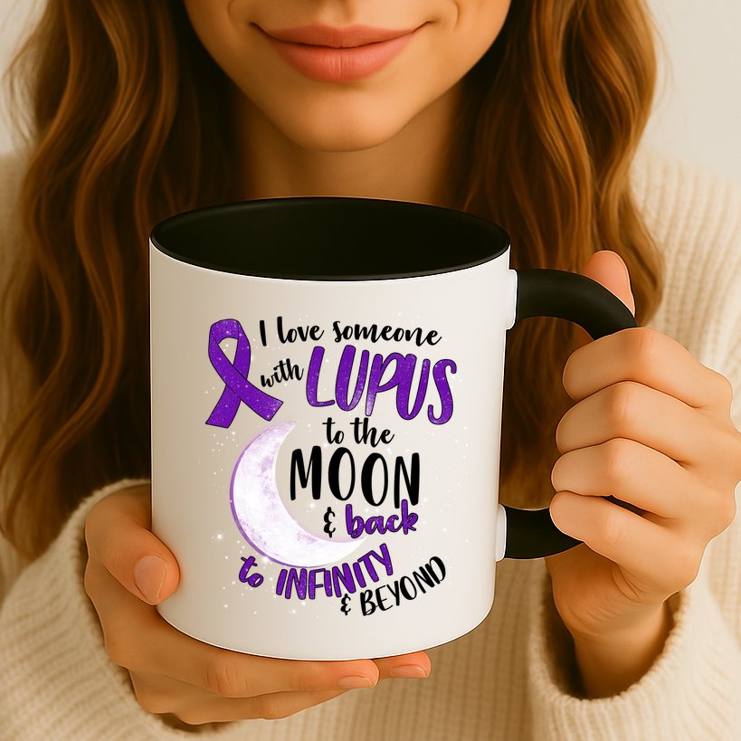 Love Someone With Lupus To The Moon And Back Mug