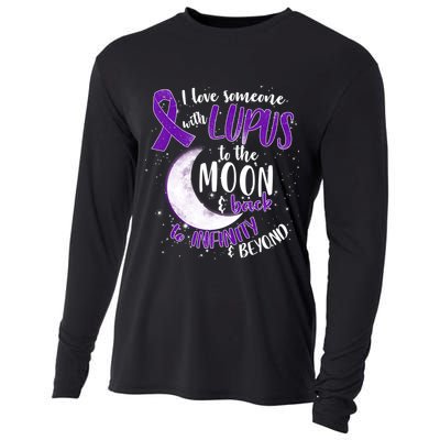 Love Someone With Lupus To The Moon And Back Cooling Performance Long Sleeve Crew