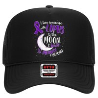 Love Someone With Lupus To The Moon And Back Trucker Hat