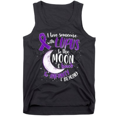 Love Someone With Lupus To The Moon And Back Tank Top