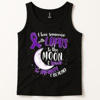 Love Someone With Lupus To The Moon And Back Tank Top