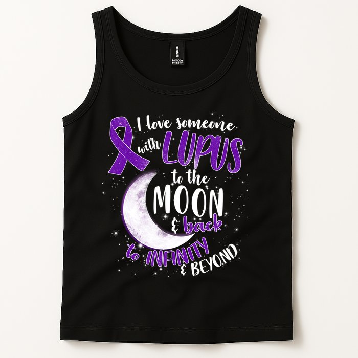 Love Someone With Lupus To The Moon And Back Tank Top
